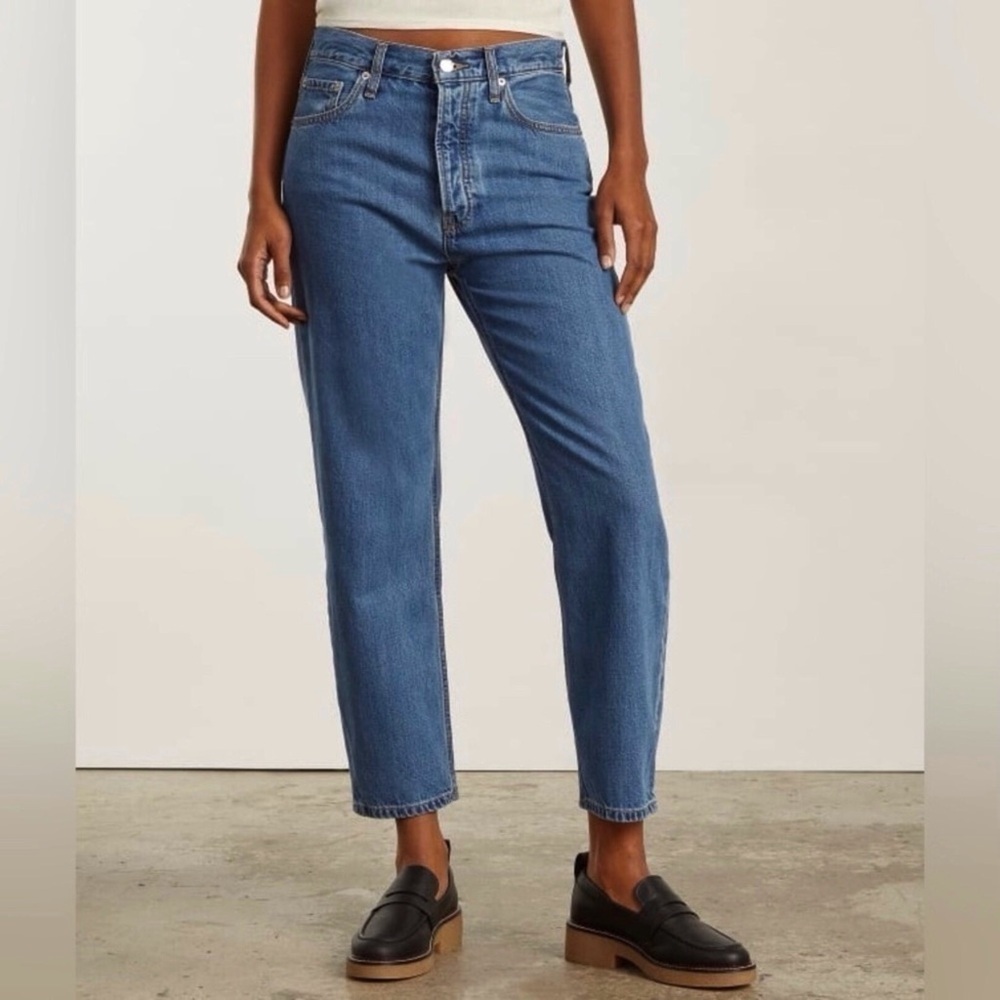 Everlane 26 Summer Slouch Jean Women’s Straight Leg Ankle Jeans Organic Cotton